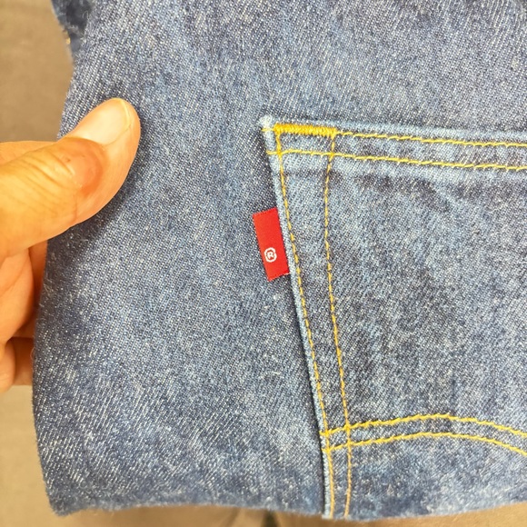 Levi's Classic Denim Straight 501 Jeans - Picture 2 of 14